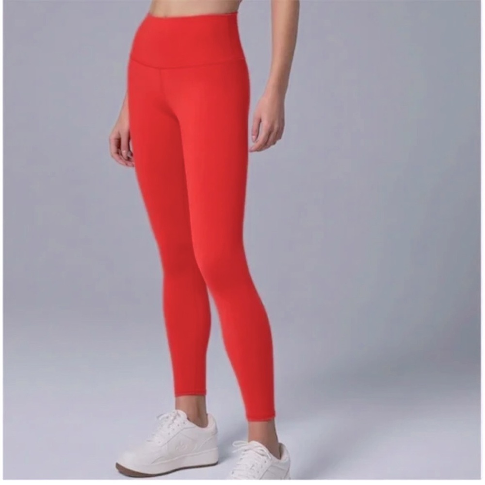 Alo Airlift Red Hot Summer 7/8 High-Waisted Leggings Size M